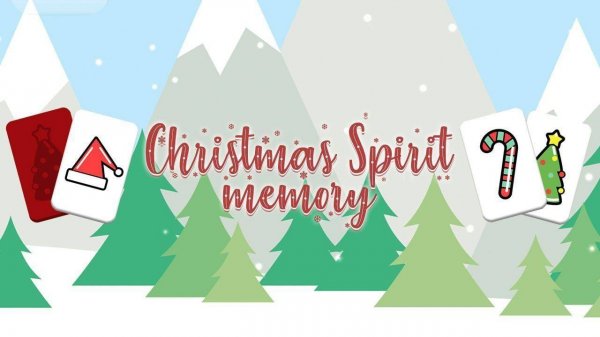 Christmas Spirit Memory Puzzle Game - Matching Game