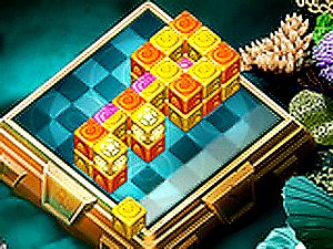 Cube Cascade Color Puzzle