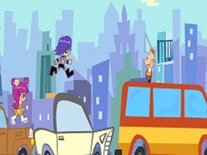 Puffy AmiYumi in Traffic Online Game