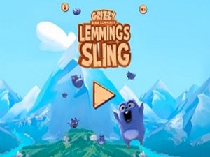 Grizzy and The Lemmings Sling Online Game