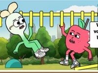 Apple and Onion Floor is Lava Online Game
