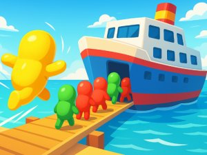 Get On Board Action Game