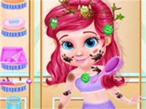 Messy Little Mermaid Makeover Online Game