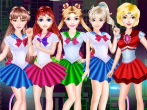 Sailor Girl Battle Outfit Dress Up Game