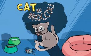 Cat VS Broccoli: Dodge & Collect Online Game
