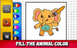 Fill The Animal Color - Creative Coloring Game Online