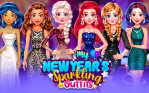 My New Year's Sparkling Outfits Dress Up Game Online