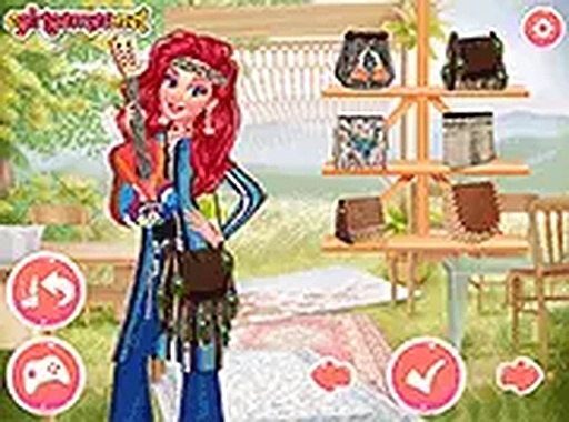 Modern Hippie Fashion Dress Up Game