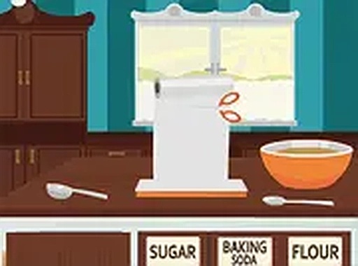Cooking with Emma: Peanut Butter Cookies Baking Game Online